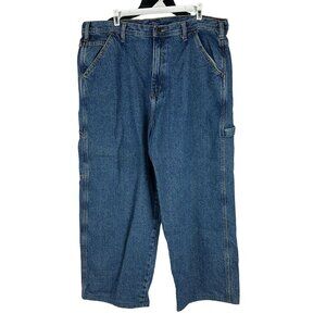 Full Blue Men's Carpenter Denim Jeans Size 40X32 Blue